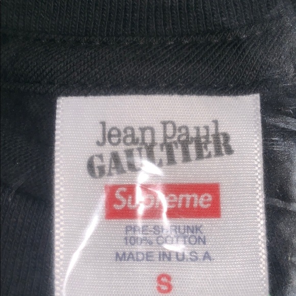 Supreme x Jean Paul Gaultier Tee - Picture 3 of 3